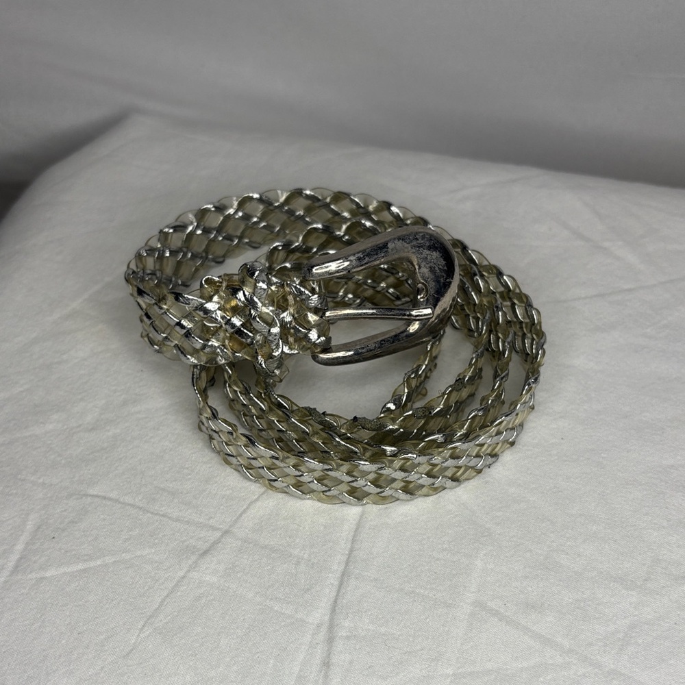 Metallic Braided Belt
